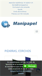 Mobile Screenshot of manipapel.es